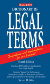 Barron's Dictionary of Legal Terms, 4th Edition