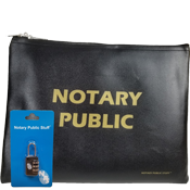Notary Zippered Supplies Bag, Notary Bag, Notary Pouch, Notary Zippered Bag, Notary Public Supplies Bag
