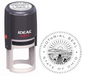 IDEAL 400R SELF INKING NOTARY SEAL (STAMP)