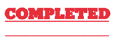 Completed stamp in red ink by X-Stamper, you will be impressed with the ease of stamping and the super impressions they make, re-ink indefinitely with X-Stamper ink, one color title stamps are a great value, stock stamps are already made and ready to ship