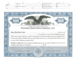 PERSONALIZED Limited Liability Company Unit Certificates. Available in 5 border colors.
