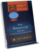 Letter Size Blue Backs, Manuscript Covers