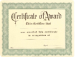 80885 - CA - CERTIFICATE OF AWARD 