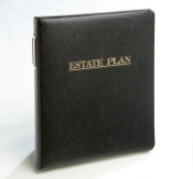 Estate Plan Black Binder.  Highest Quality and immediate delivery.  www.ohiolegalblank.com (216) 281-7792
