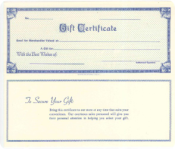 GC - GIFT CERTIFICATE 