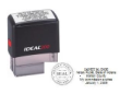 81142IN - INDIANA COMBO STAMP & SEAL, SELF-INKING