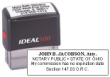 81135 - IDEAL SELF-INKING NOTARY STAMP (ATTORNEY)