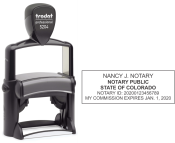 PROFESSIONAL HEAVY DUTY SELF INKING COLORADO NOTARY STAMPER