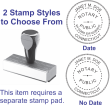 Connecticut Round Notary Seal Stamp