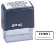 Exhibit Stamper, Self Inking Black