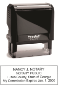 SELF INKING GEORGIA NOTARY STAMP