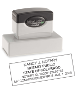 COLORADO MAXLIGHT PRE-INKED NOTARY STAMP