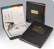 LLC COMBO #3 - OHIO LIMITED LIABILITY RECORD BOOK WITH ENGRAVED LLC EMBOSSER AND 12 CERTIFICATES