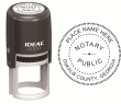 81445GAN - IDEAL 400R SELF INKING NOTARY SEAL (ROUND STAMP) 