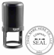 11060 - Self Inking Company Rubber Seal Stamp