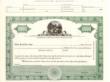 8 1/2 X 11, Green, With,Par Value, Ohio State Seal Stock Certificate