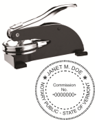 81014VTN - DESK STYLE VERMONT NOTARY SEAL (EMBOSSER) 