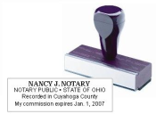 WOOD HANDLE NOTARY STAMP (REGULAR NOTARY)