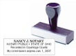 81100 - WOOD HANDLE NOTARY STAMP (REGULAR NOTARY)